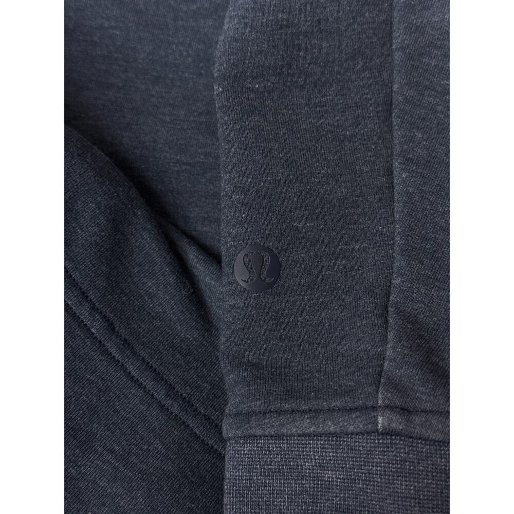 Lululemon City Crew Sweatshirt Medium Mens Barrys Fitness Blue Pullover - Picture 9 of 9